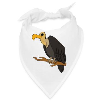 Geier - Bandana - Weiß - Vorne