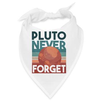 Pluto never Forget - Bandana - Weiß - Vorne
