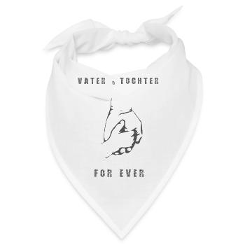 Vater und Tochter - Bandana - Weiß - Vorne