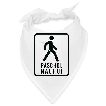 Paschol Nachui Bratan - Bandana - Weiß - Vorne