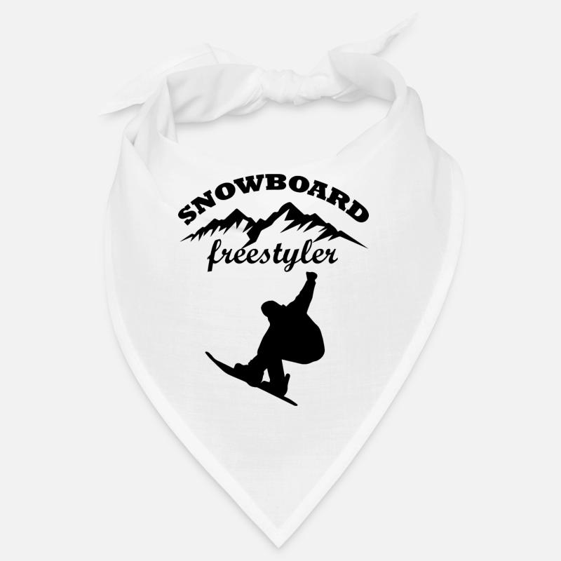 Snowboard Snowboarder Bandana