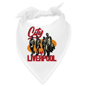 Stadt Liverpool - Bandana - Weiß - Vorne