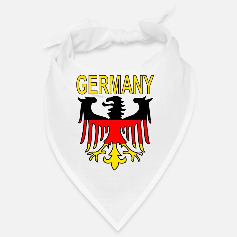 Deutschland Deutsche Flagge Deutscher Geschenkidee - Bandana - Weiß