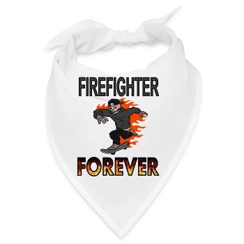Feuerwehrmann Feuerwehrfrau Feuerwehr Geschenkidee - Bandana - Weiß - Vorne