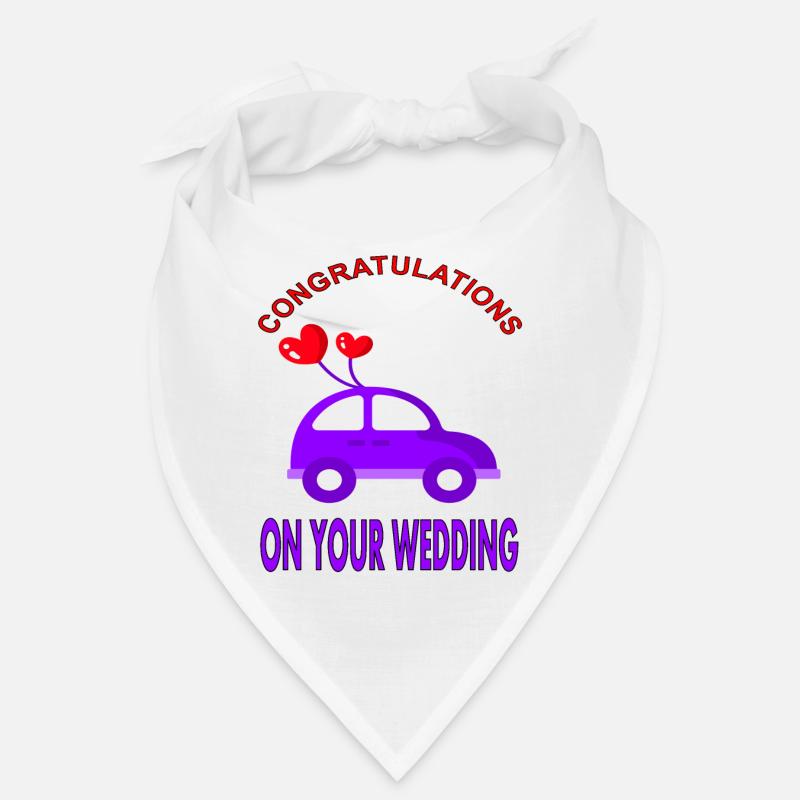 Congratulations on The Wedding Wedding Anniversary Gift Idea Bandana