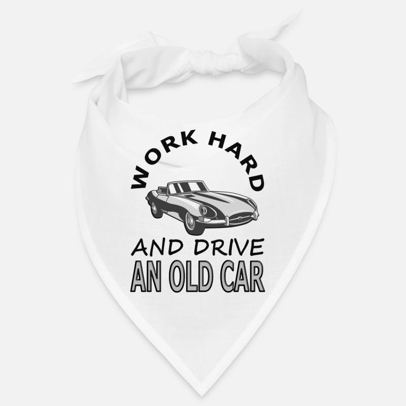 Oldtimer altes Auto Spruch Autofahrer Sprüche gift Bandana