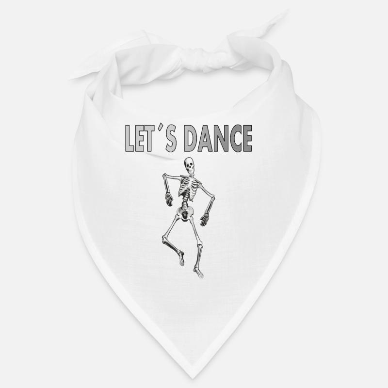 Venez danse École de danse Couple de danse Skeleton Cadeau Bandana