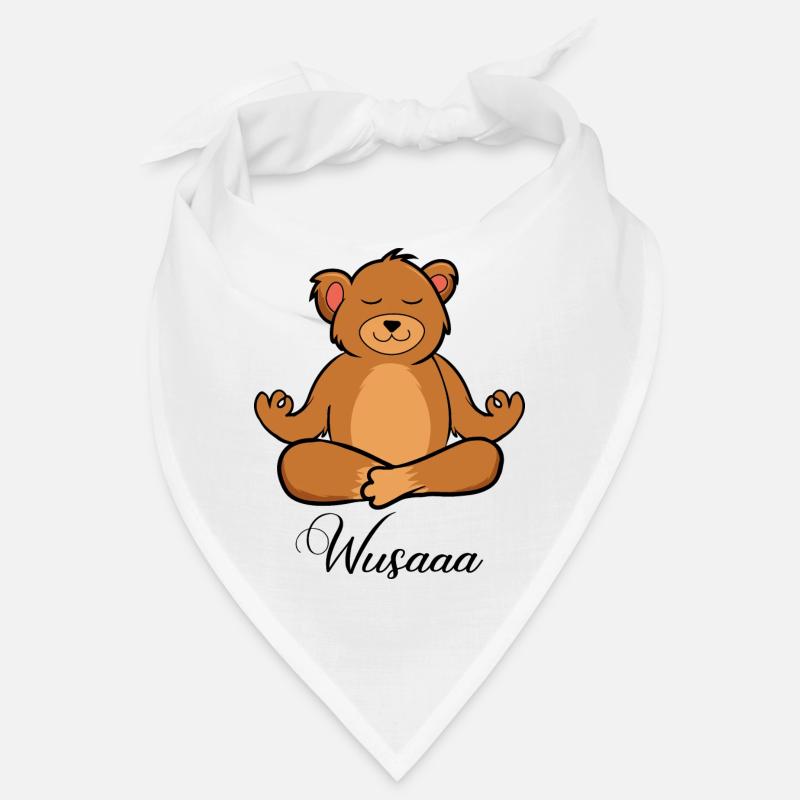 Auszeit Durchatmen Wusaaa Bär Bandana