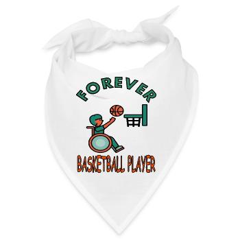 Basketballspielen Basketballspieler Slamdunk gift - Bandana - Weiß - Vorne