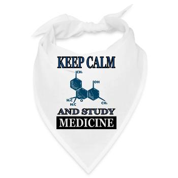 Medizin studieren Medizin-Studium Medizin-Student - Bandana - Weiß - Vorne