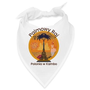Palmenparadies - Polonia in Kambo - Bandana - Weiß - Vorne