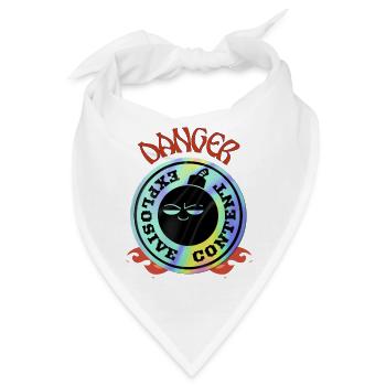 Gefährliche Chemie Dynamit gefährlicher Stoff gift - Bandana - Weiß - Vorne