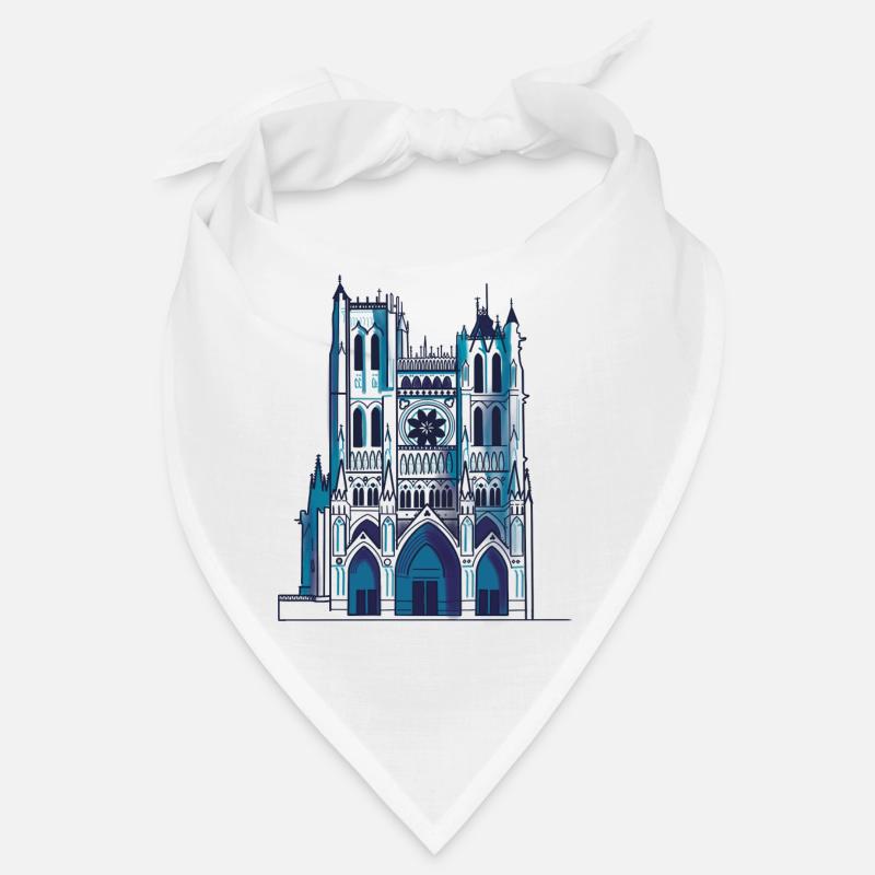 Cathédrale d’Amiens - Bandana - blanc