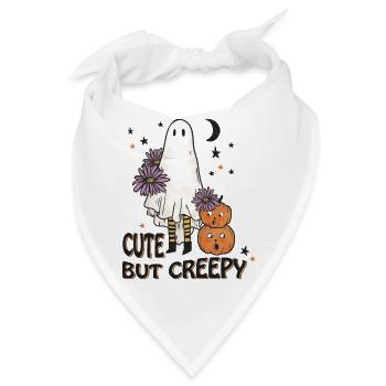 Horror Zauberei Magie Halloween T-Shirt Geschenk - Bandana - Weiß - Vorne