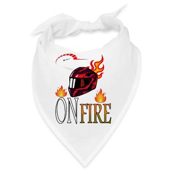 Motorradfahren Motorradhelm Kaskade Stunt Geschenk - Bandana - Weiß - Vorne