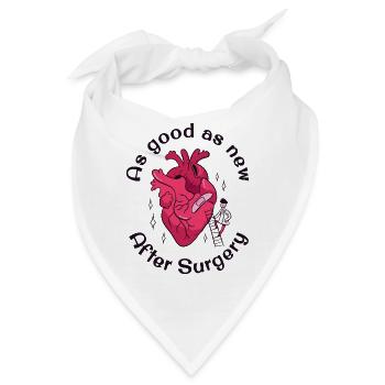As good as new after Surgery - Bandana - Weiß - Vorne