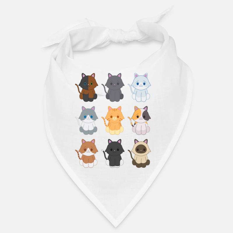 9 petits chatons Bandana