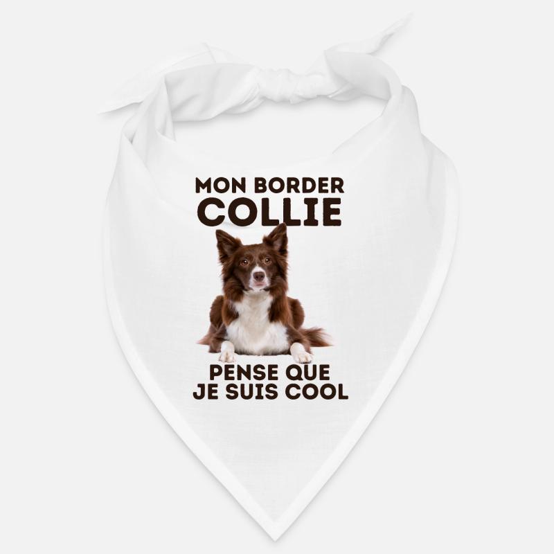 mon border collie pense que je suis cool 4 Bandana