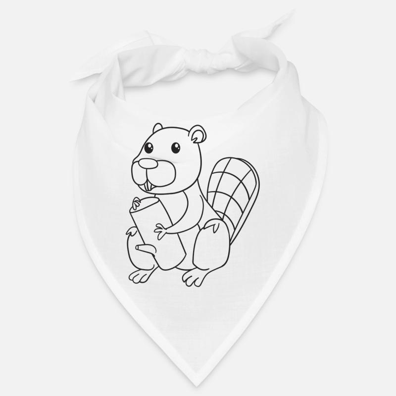 Biber, Nagetiere, Geschenk, Geschenkidee Bandana