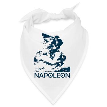 Napoleon Bonaparte - Bandana - Weiß - Vorne