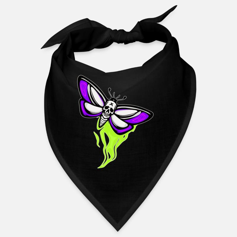 Motte Skull Schaedel Bandana