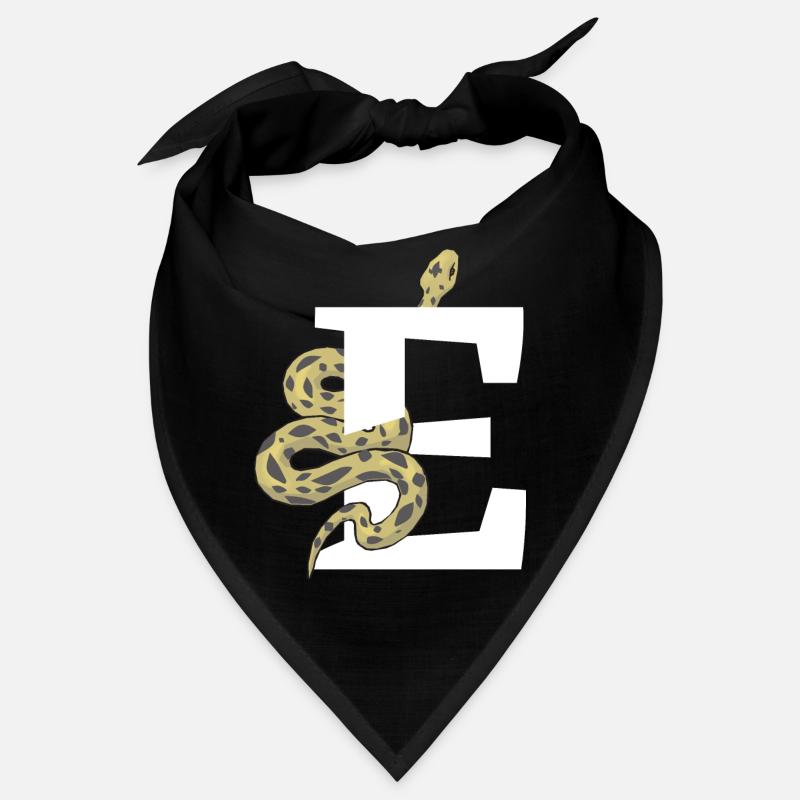 Letter e snake Bandana