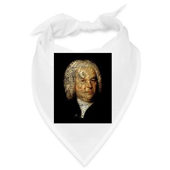 Johann Sebastian Bach - Bandana - Weiß - Vorne