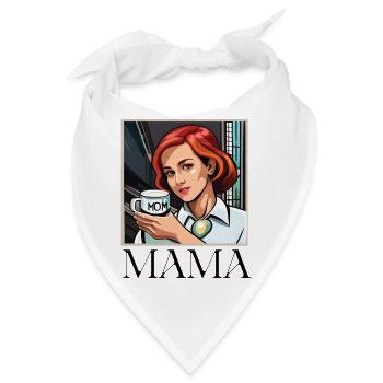 Mum - Bandana - Weiß - Vorne