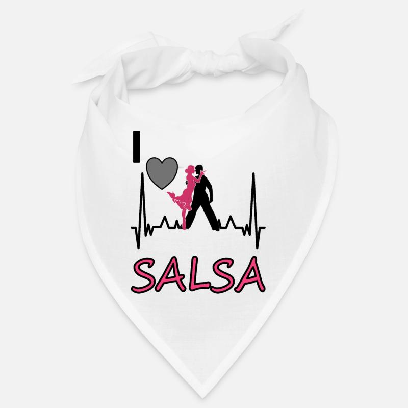 J’aime danser salsa école de danse danse couple cadeau Bandana