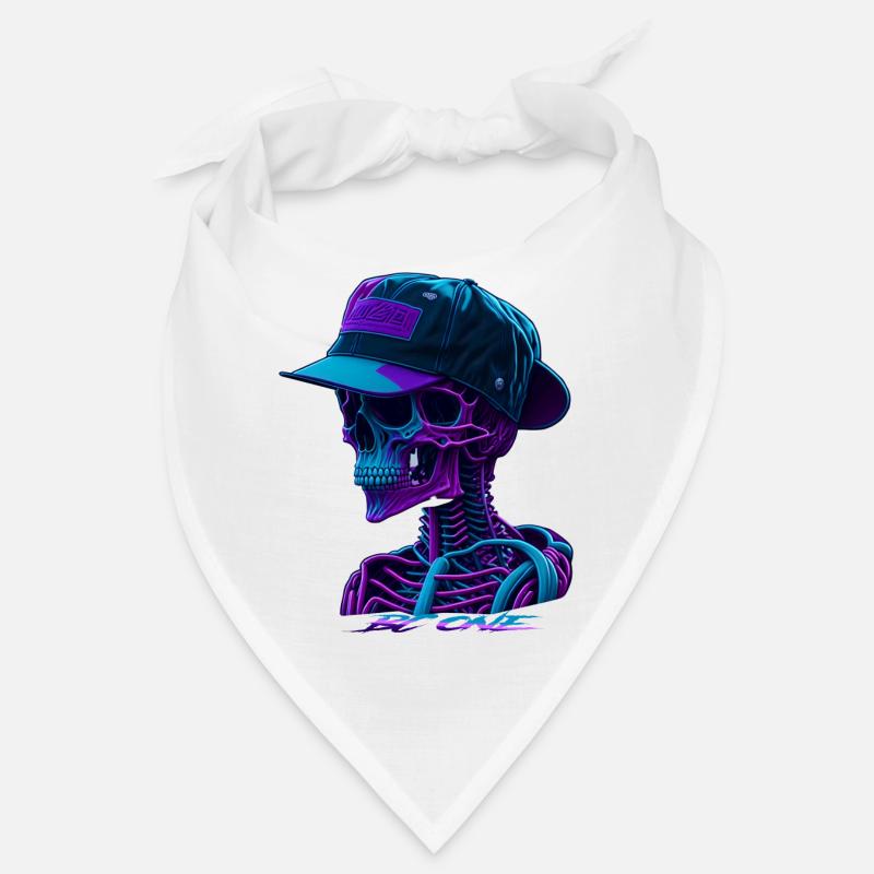 Squelette avec casquette Bandana