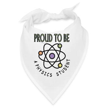 stolzer Physikstudent Physik studieren Geschenk - Bandana - Weiß - Vorne