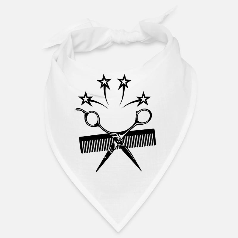 Sternschere Kamm Friseur Bandana