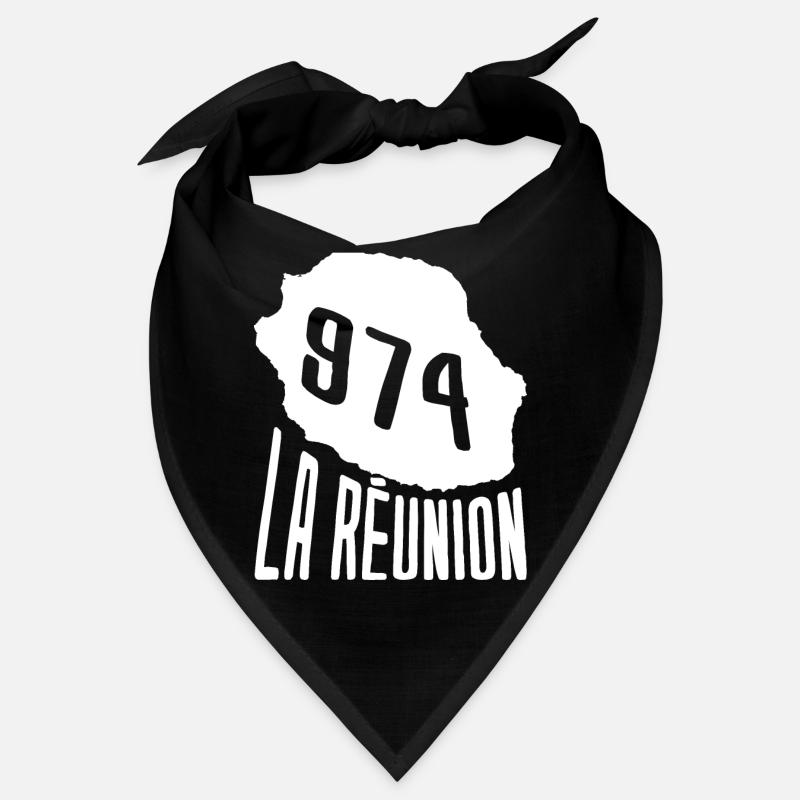 Belle idee cadeau carte ile de la reunion 974 Bandana