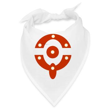 Muster N°10 - Bandana - Weiß - Vorne