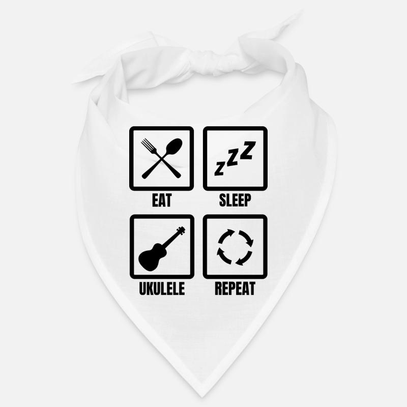 Ukulele Spieler Routine Bandana