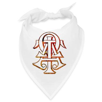 Ich bin Alpha und Omega Jesus Christus Hoffnung Religiös - Bandana - Weiß - Vorne