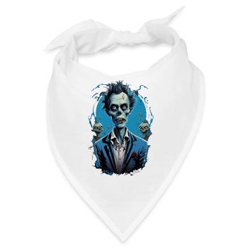 ZOMBIE im Kostüm 6 - Bandana - Weiß - Vorne