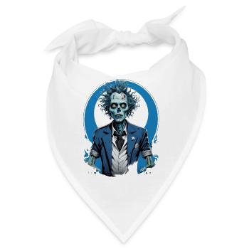 ZOMBIE im Kostüm 7 - Bandana - Weiß - Vorne