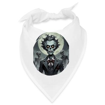 ZOMBIE im Kostüm 11 - Bandana - Weiß - Vorne