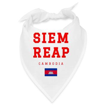 Siem Reap Kambodscha - Bandana - Weiß - Vorne