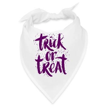 Trick or Treat - Bandana - Weiß - Vorne