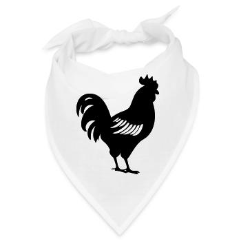 Henne - Bandana - Weiß - Vorne