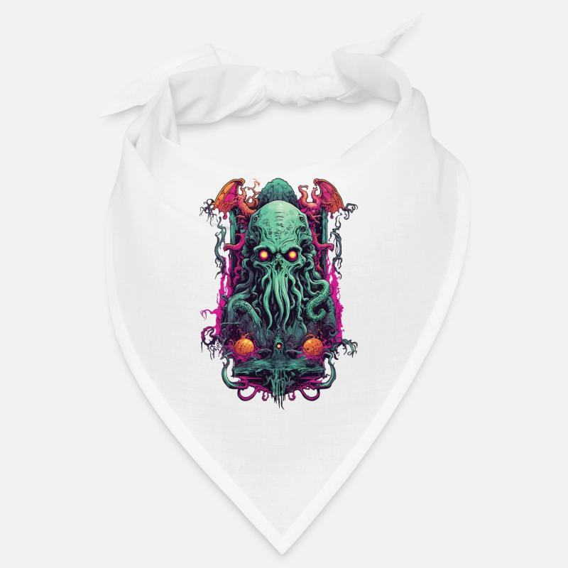 Gothic Cthulhu Dämon Halloween Monster Design Bandana