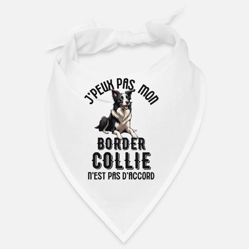 Mon Border collie n est pas d accord 2 Bandana