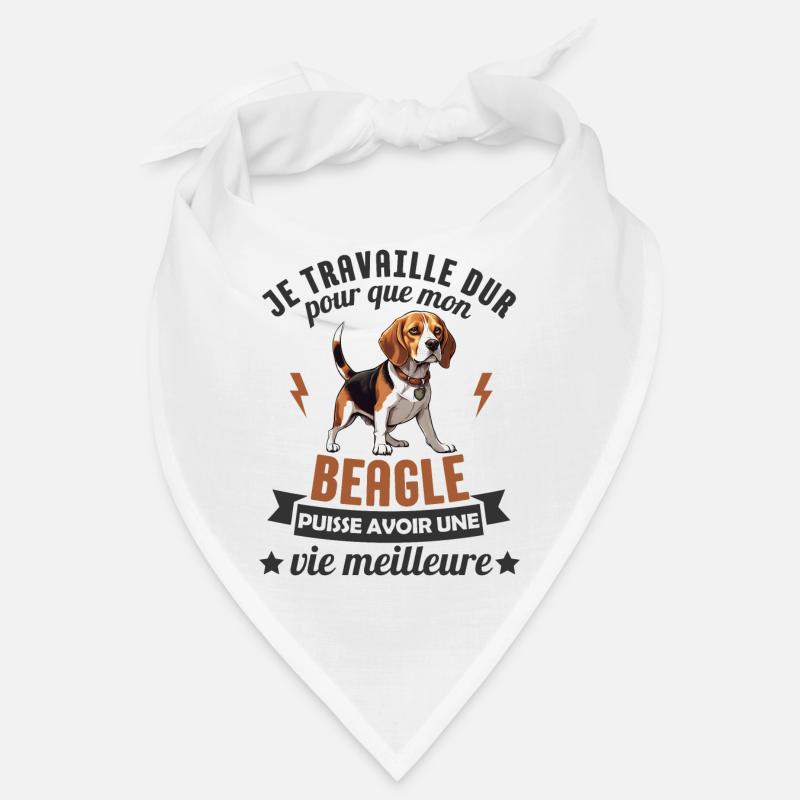 humour école canine beagle Bandana