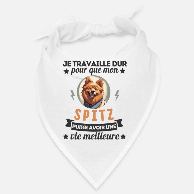 chien mignon de race spitz 1 Bandana
