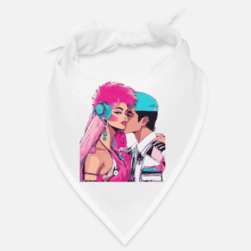 L’amour de l’anime est sans limite - Bandana - blanc