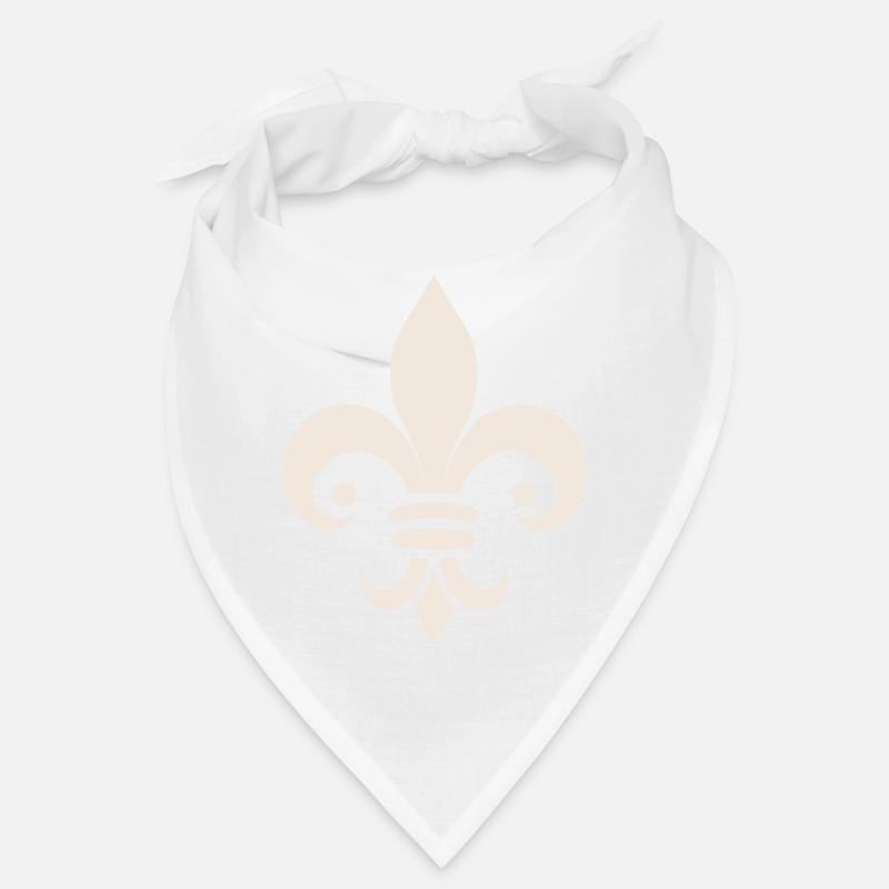 Simple Fleur de lys Design Bandana