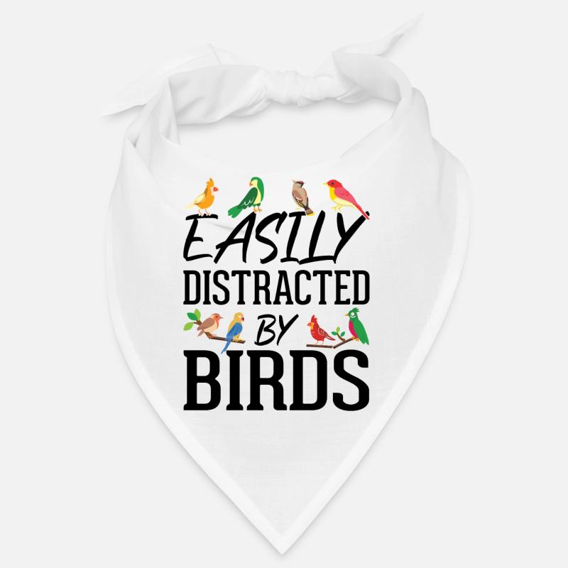 Easily Distracted by Birds Bandana