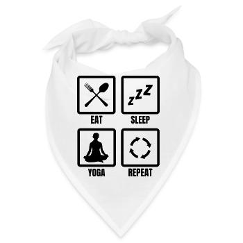 Yoga Routine - Bandana - Weiß - Vorne